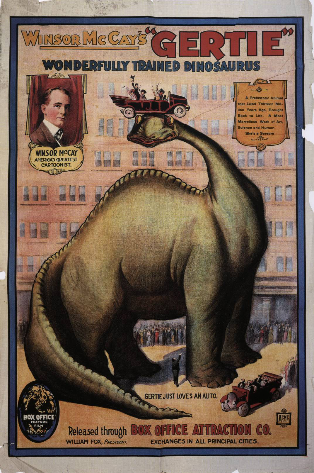 Poster Gertie el Dinosaurio
